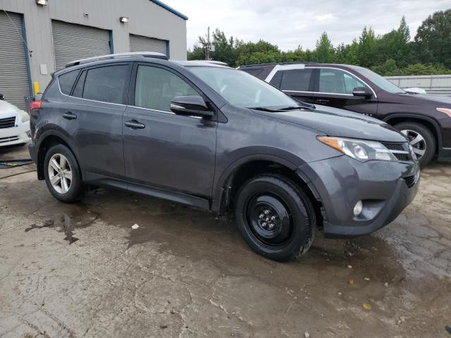 JTMWFREV0ED028690 - 2014 TOYOTA RAV4 XLE GRAY photo 4