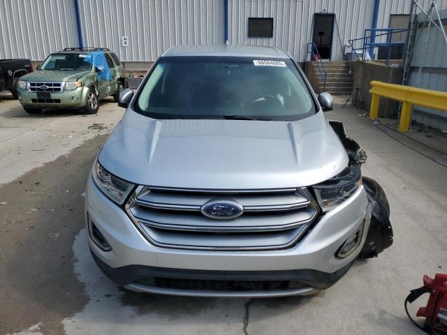 2FMPK4J91JBB85703 - 2018 FORD EDGE SEL SILVER photo 5