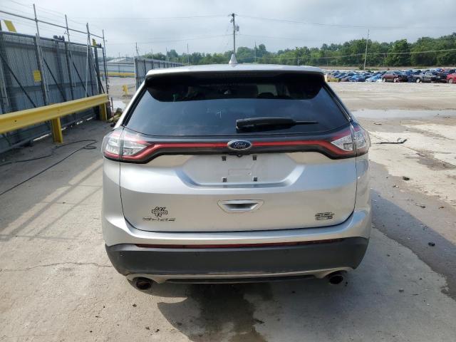 2FMPK4J91JBB85703 - 2018 FORD EDGE SEL SILVER photo 6