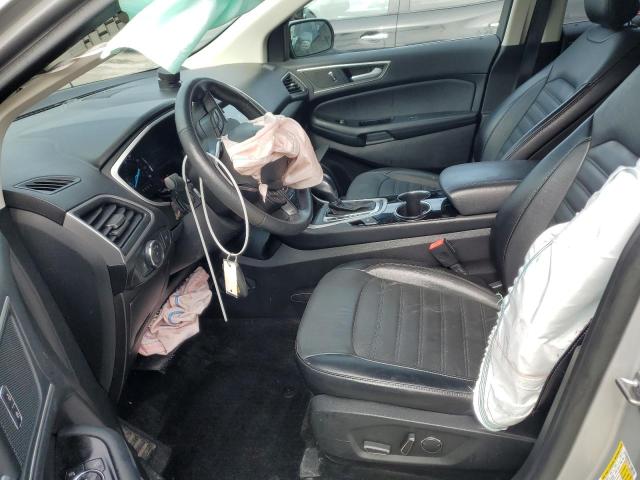 2FMPK4J91JBB85703 - 2018 FORD EDGE SEL SILVER photo 7