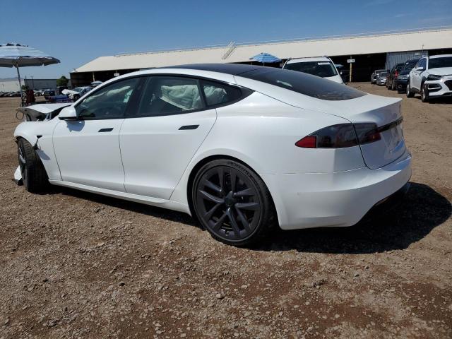 5YJSA1E56MF436973 - 2021 TESLA MODEL S أبيض صورة 2