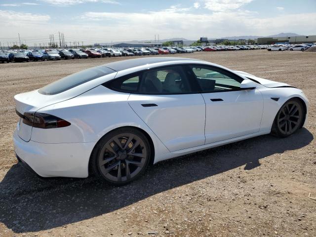 5YJSA1E56MF436973 - 2021 TESLA MODEL S أبيض صورة 3