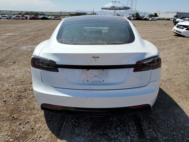 5YJSA1E56MF436973 - 2021 TESLA MODEL S أبيض صورة 6