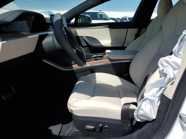 5YJSA1E56MF436973 - 2021 TESLA MODEL S أبيض صورة 7