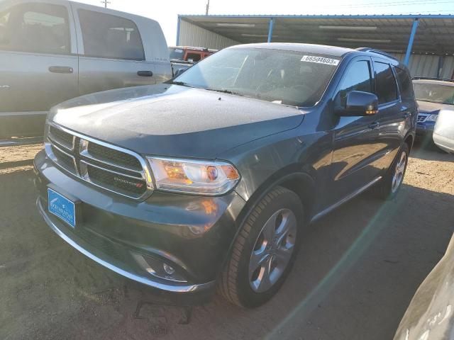 1C4RDJDG6EC314749 - 2014 DODGE DURANGO LIMITED GRAY photo 1