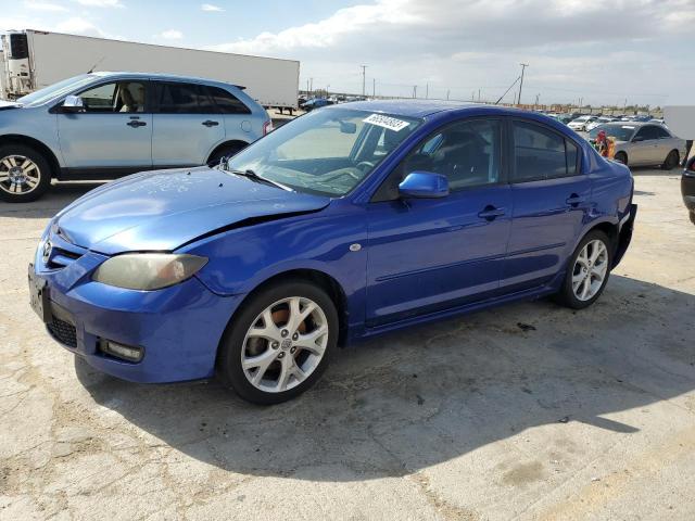 JM1BK324381852109 - 2008 MAZDA 3 S BLUE photo 1