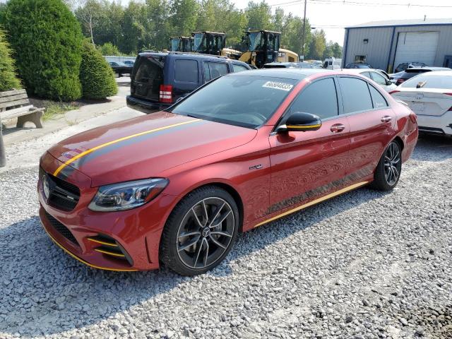 55SWF6EB6KU300330 - 2019 MERCEDES-BENZ C 43 AMG RED photo 1