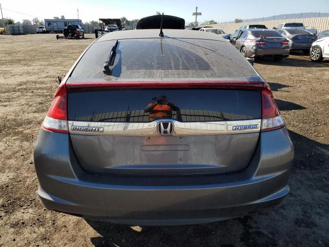 JHMZE2H76DS002608 - 2013 HONDA INSIGHT EX GRAY photo 6