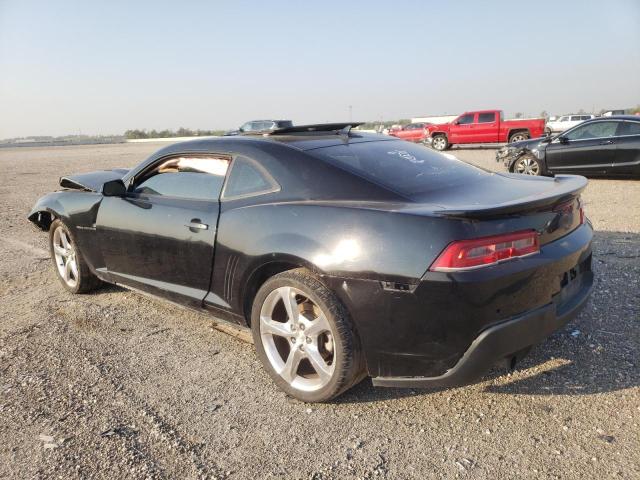 2G1FC1E33E9278651 - 2014 CHEVROLET CAMARO LT BLACK photo 2