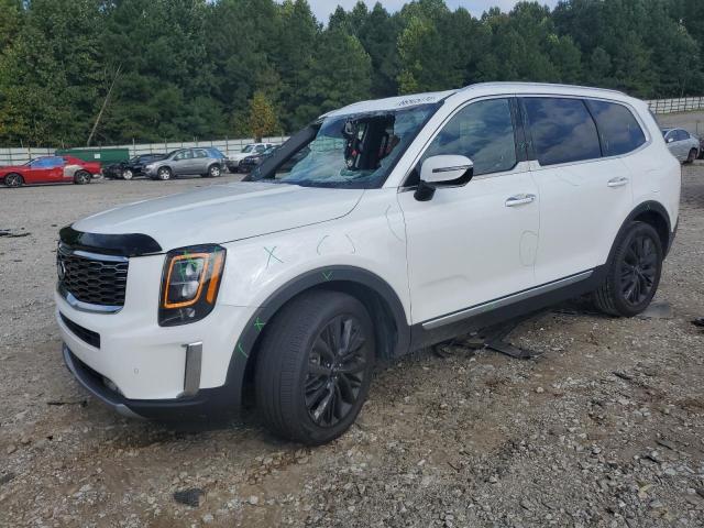 5XYP54HC9MG104024 - 2021 KIA TELLURIDE SX WHITE photo 1