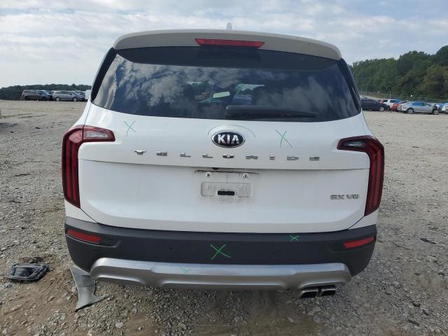 5XYP54HC9MG104024 - 2021 KIA TELLURIDE SX WHITE photo 6