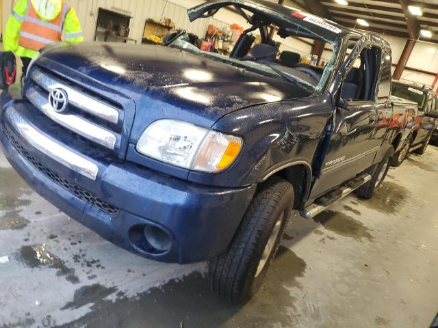 5TBBN44154S435984 - 2004 TOYOTA TUNDRA ACCESS CAB SR5 BLUE photo 1