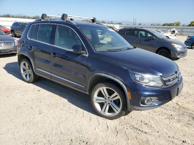 WVGBV7AX4FW559096 - 2015 VOLKSWAGEN TIGUAN S BLUE photo 4