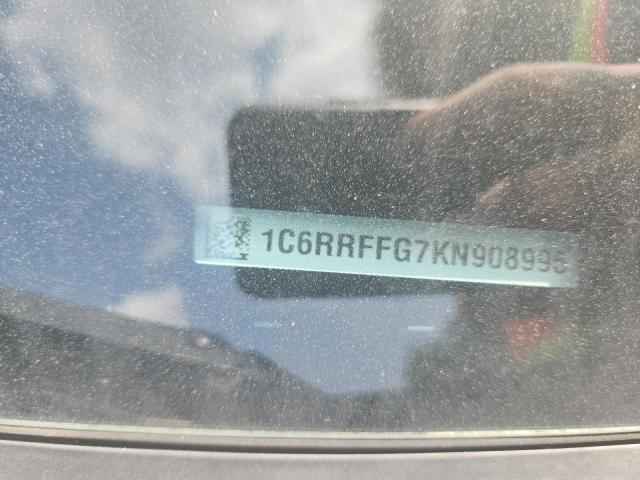 1C6RRFFG7KN908995 - 2019 RAM 1500 BIG HORN/LONE STAR BLACK photo 12