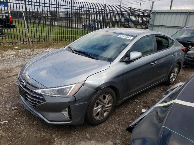 KMHD84LF0KU763290 - 2019 HYUNDAI ELANTRA SEL SILVER photo 1