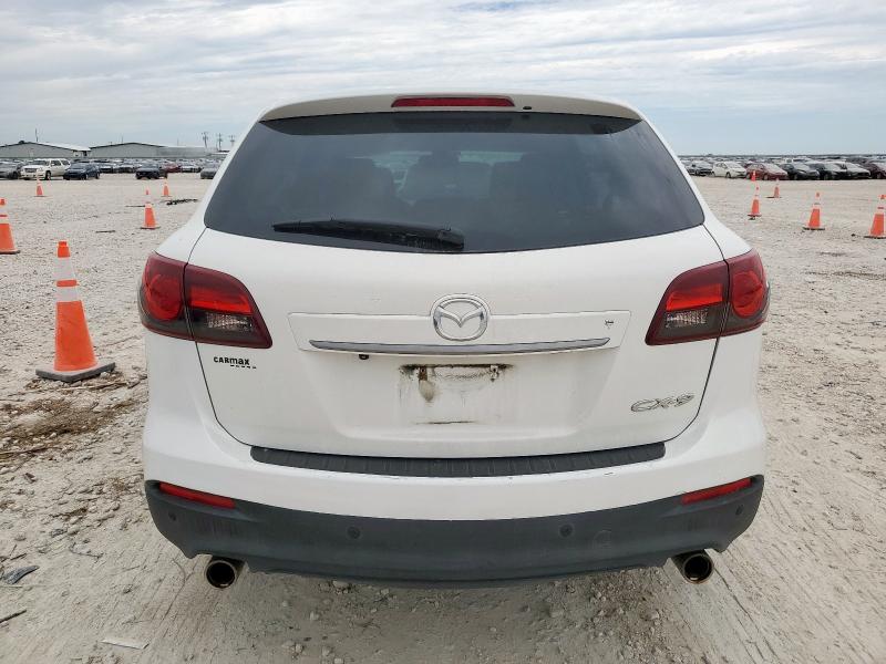 JM3TB2DA0D0409375 - 2013 MAZDA CX-9 GRAND TOURING WHITE photo 6