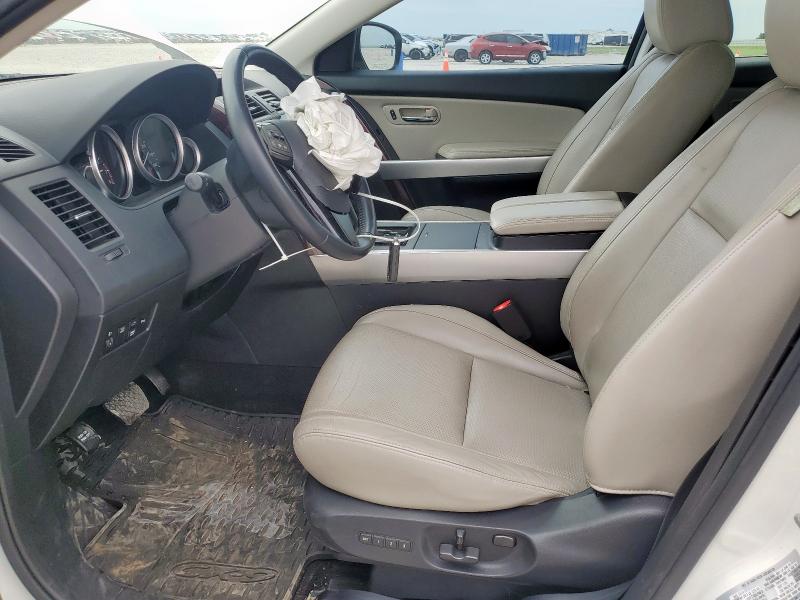 JM3TB2DA0D0409375 - 2013 MAZDA CX-9 GRAND TOURING WHITE photo 7