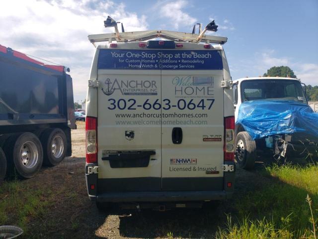 3C6TRVDD5EE129936 - 2014 RAM PROMASTER 2500 HIGH WHITE photo 6