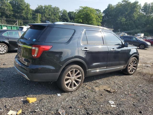 1FM5K7F80HGC68728 - 2017 FORD EXPLORER LIMITED BLACK photo 3