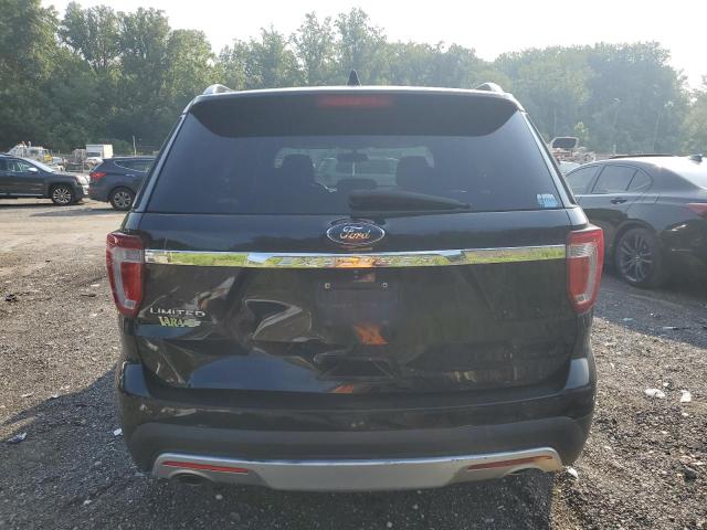 1FM5K7F80HGC68728 - 2017 FORD EXPLORER LIMITED BLACK photo 6