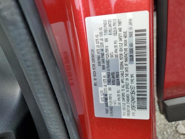 JM3KFADM4M1354167 - 2021 MAZDA CX-5 GRAND TOURING RED photo 13