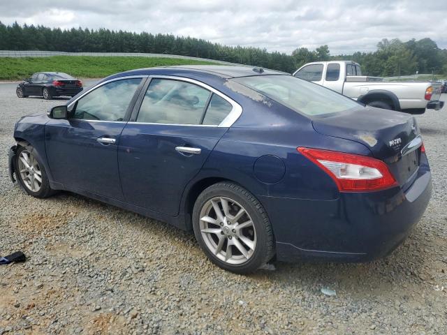 1N4AA51E19C817794 - 2009 NISSAN MAXIMA S BLUE photo 2