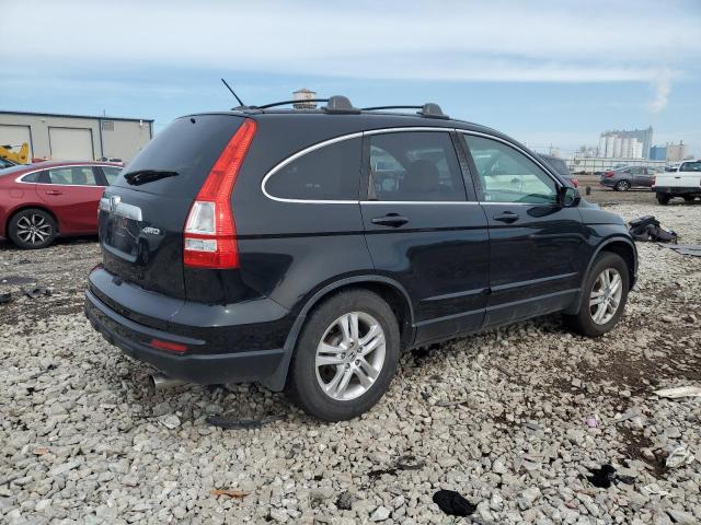 5J6RE4H77BL081589 - 2011 HONDA CR-V EXL BLACK photo 3