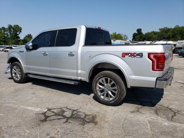 1FTEW1EF8GKF67952 - 2016 FORD F150 SUPERCREW SILVER photo 2