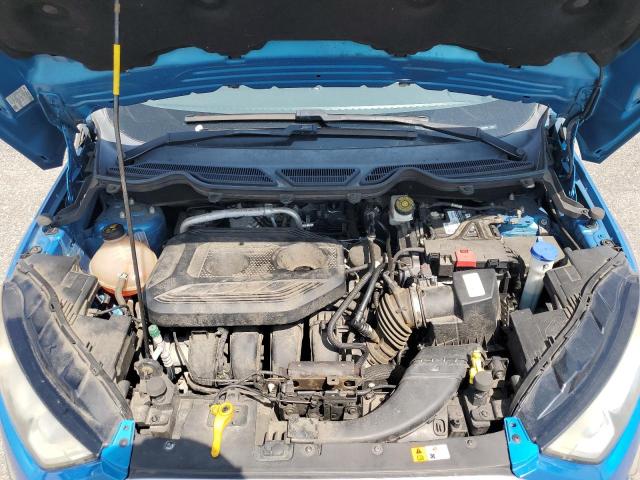 MAJ6P1UL3JC245753 - 2018 FORD ECOSPORT SE Көк фото 12