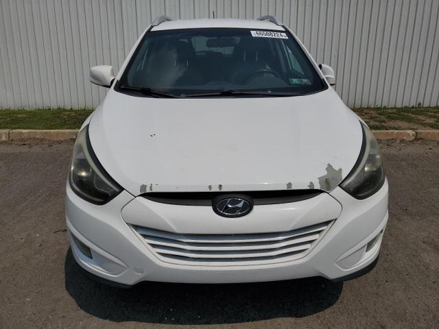 KM8JU3AGXEU875927 - 2014 HYUNDAI TUCSON GLS WHITE photo 5