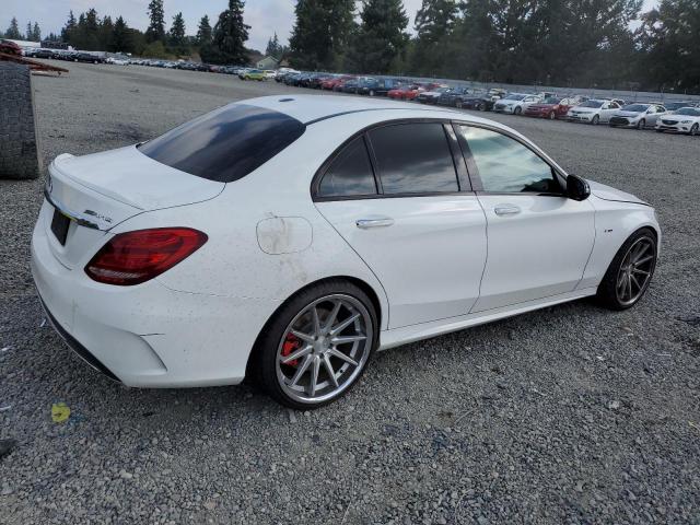 55SWF6EB8GU107961 - 2016 MERCEDES-BENZ C 450 4MATIC AMG WHITE photo 3