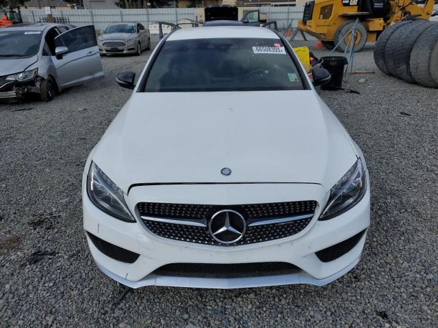 55SWF6EB8GU107961 - 2016 MERCEDES-BENZ C 450 4MATIC AMG WHITE photo 5