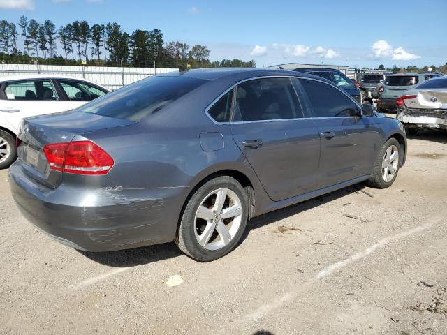 1VWBH7A36DC049207 - 2013 VOLKSWAGEN PASSAT SE GRAY photo 3