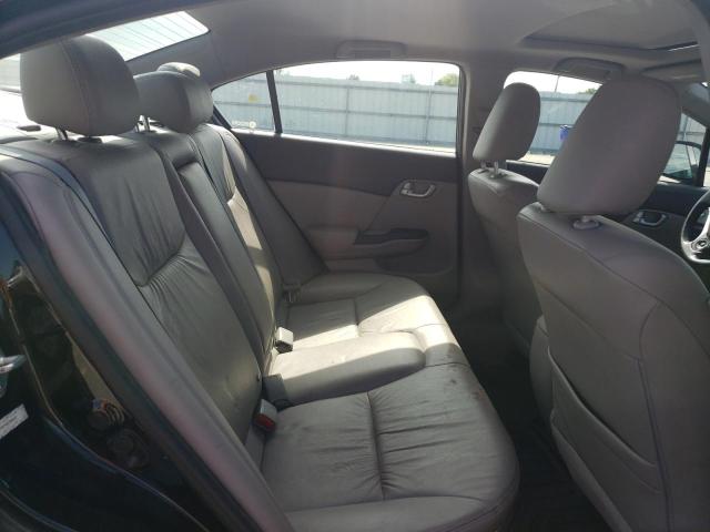 19XFB2F90CE004437 - 2012 HONDA CIVIC EXL Negro foto 10