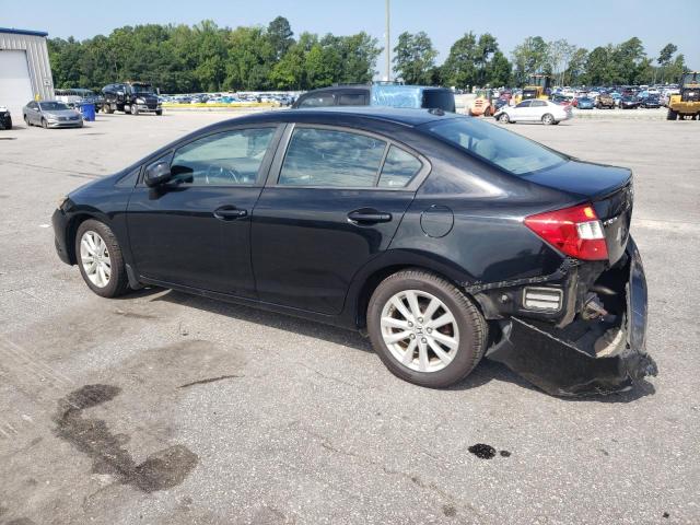 19XFB2F90CE004437 - 2012 HONDA CIVIC EXL Negro foto 2