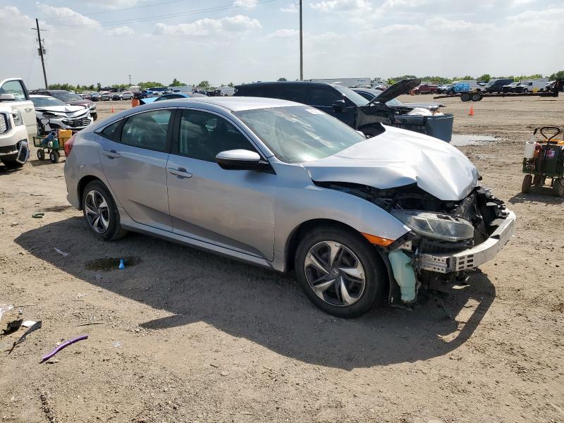 2HGFC2F62MH549839 - 2021 HONDA CIVIC LX SILVER photo 4