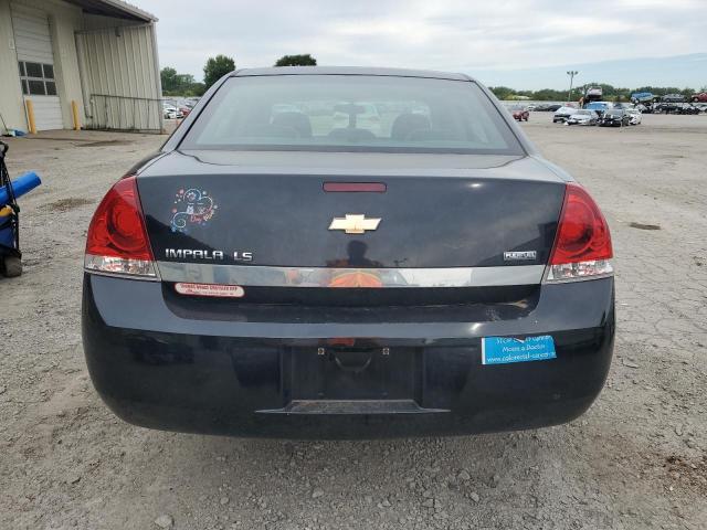 2G1WB55K581316899 - 2008 CHEVROLET IMPALA LS BLACK photo 6