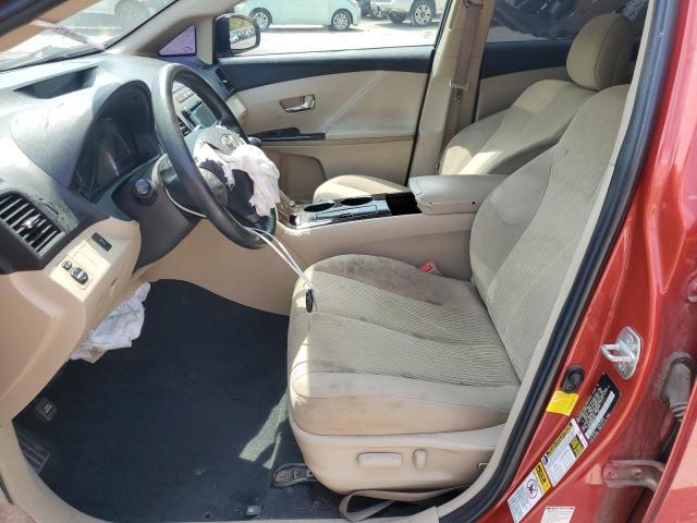 4T3BA3BB2BU024935 - 2011 TOYOTA VENZA RED photo 7