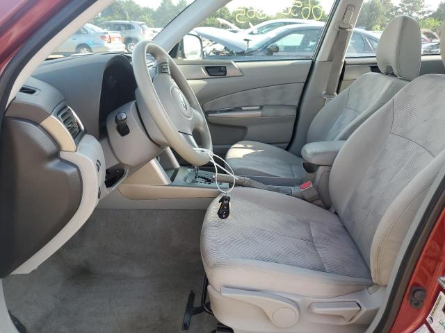 JF2SH6BCXAH782940 - 2010 SUBARU FORESTER XS RED photo 7