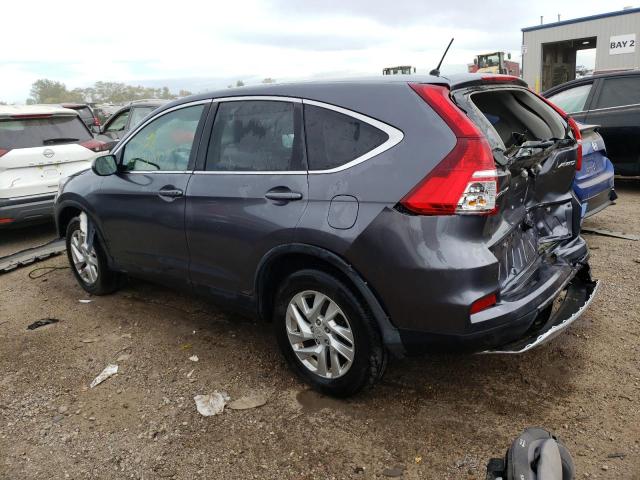 5J6RM4H55FL077791 - 2015 HONDA CR-V EX GRAY photo 2