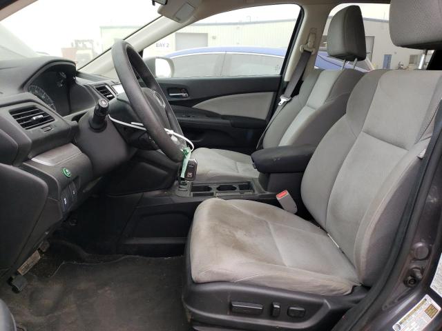 5J6RM4H55FL077791 - 2015 HONDA CR-V EX GRAY photo 7