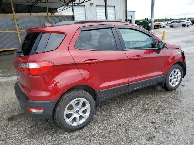 MAJ3S2GE5LC362192 - 2020 FORD ECOSPORT SE RED photo 3