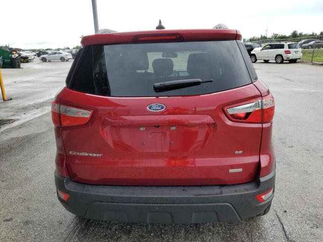 MAJ3S2GE5LC362192 - 2020 FORD ECOSPORT SE RED photo 6