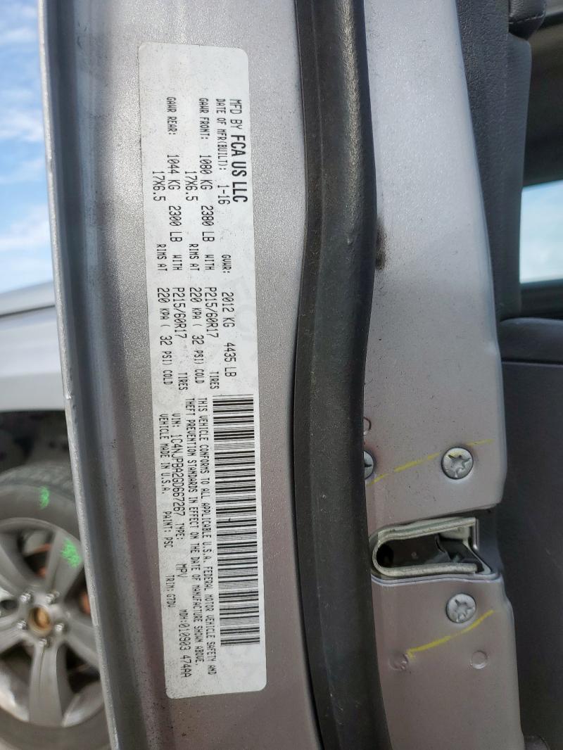 1C4NJPBA2GD667267 - 2016 JEEP PATRIOT SPORT ნაცრისფერი ფოტო 13