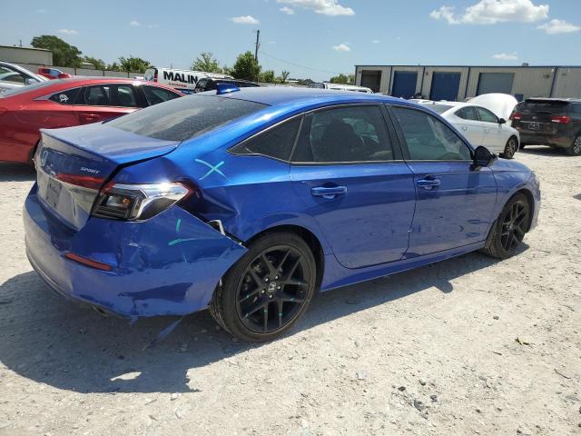 2HGFE2F50PH508857 - 2023 HONDA CIVIC SPORT BLUE photo 3