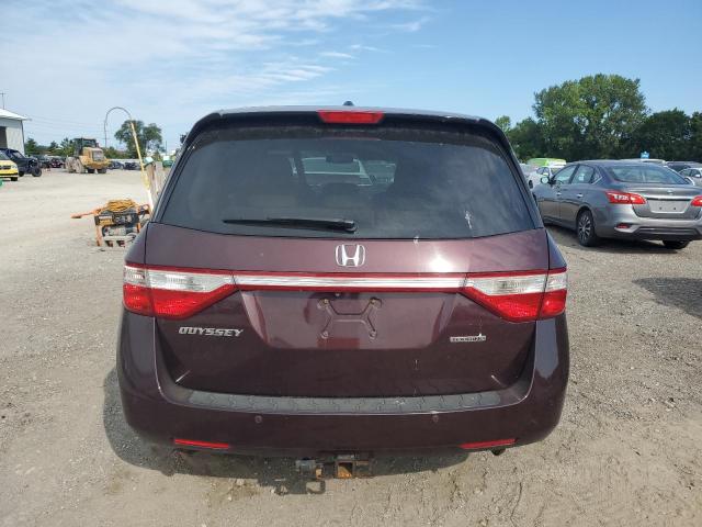 5FNRL5H90CB137508 - 2012 HONDA ODYSSEY TOURING MAROON photo 6