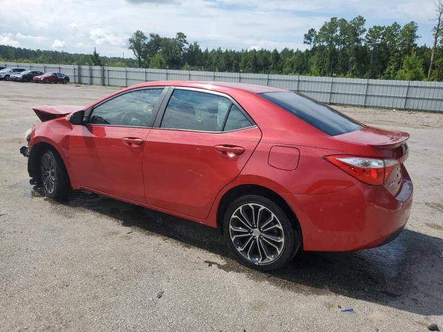 2T1BURHE5EC205005 - 2014 TOYOTA COROLLA L RED photo 2