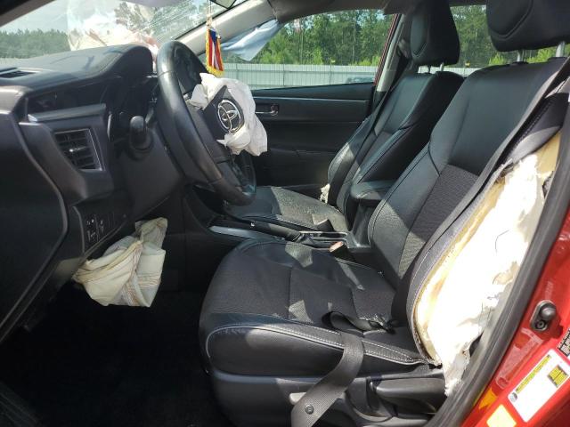 2T1BURHE5EC205005 - 2014 TOYOTA COROLLA L RED photo 7