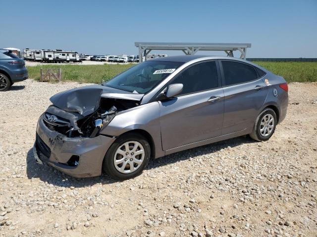 KMHCT4AE4EU706857 - 2014 HYUNDAI ACCENT GLS SILVER photo 1