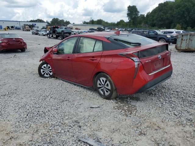 JTDKARFUXH3527817 - 2017 TOYOTA PRIUS أحمر صورة 2
